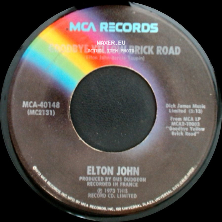Elton John - Goodbye Yellow Brick Road / Young Man's Blues side A