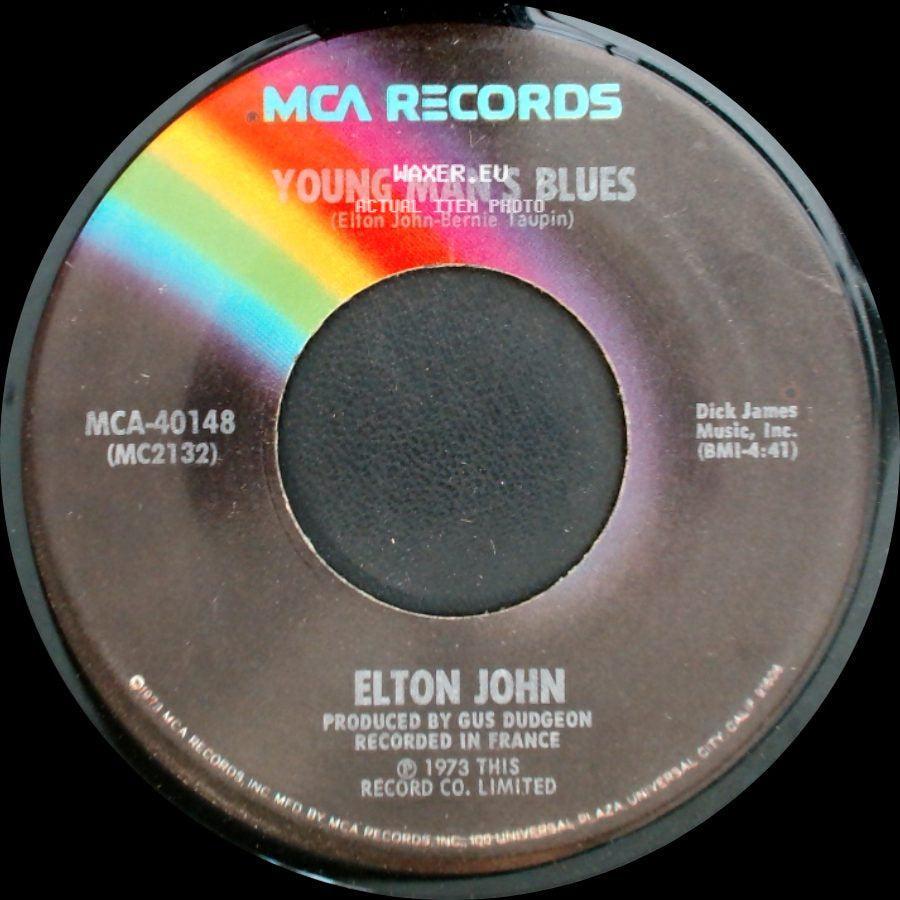 Elton John - Goodbye Yellow Brick Road / Young Man's Blues side B