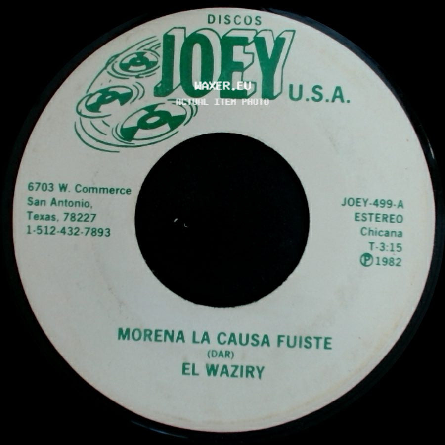 El Waziry - Morena La Causa Fuiste / Pon La Manita Pon side A