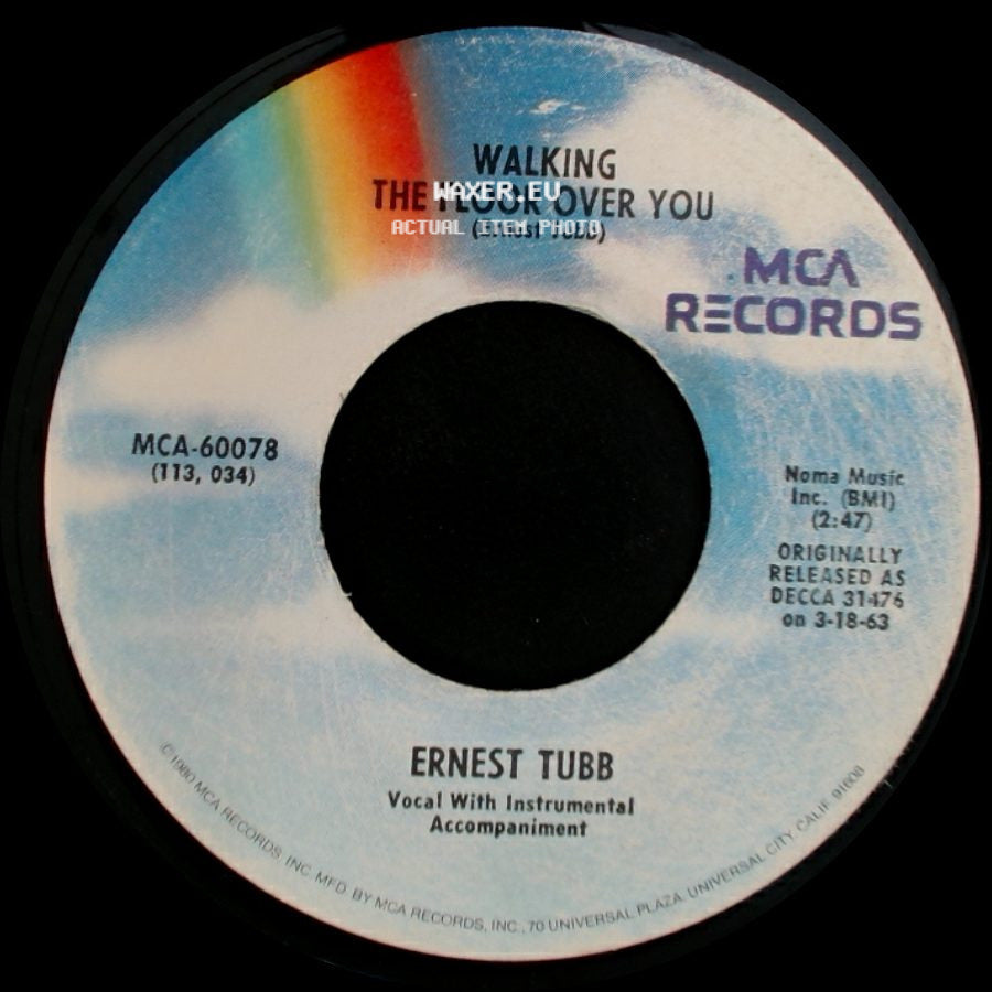 Ernest Tubb - Waltz Across Texas / Walking The Floor Over You side B