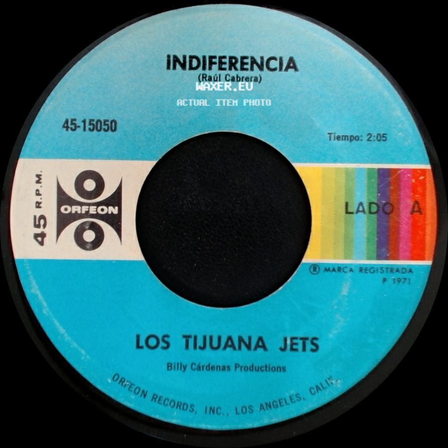 Los Tijuana Jets - Indiferencia / Mi Gordita side A