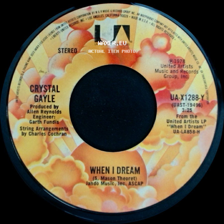 Crystal Gayle - Hello I Love You / When I Dream side B