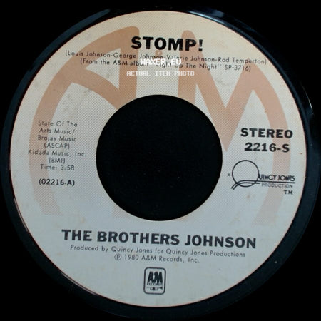 The Brothers Johnson - Stomp! / Let's Swing side A