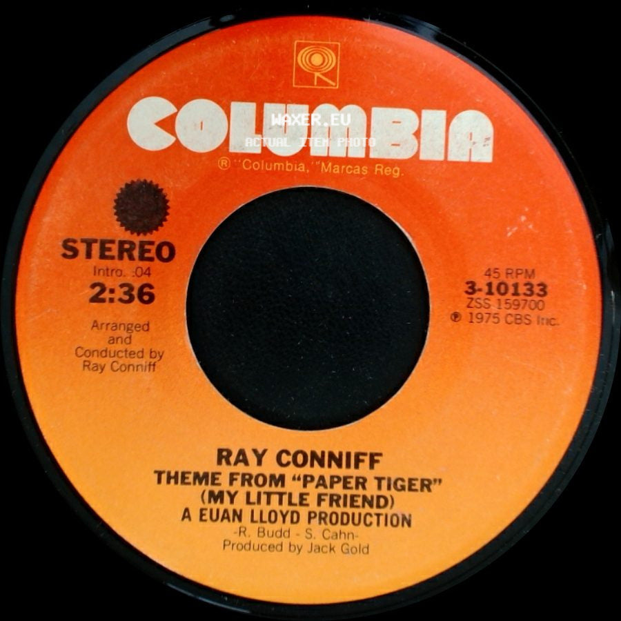 Ray Conniff - Theme From "Paper Tiger" (My Little Friend) / Love Theme From An X-Rated Movie side A