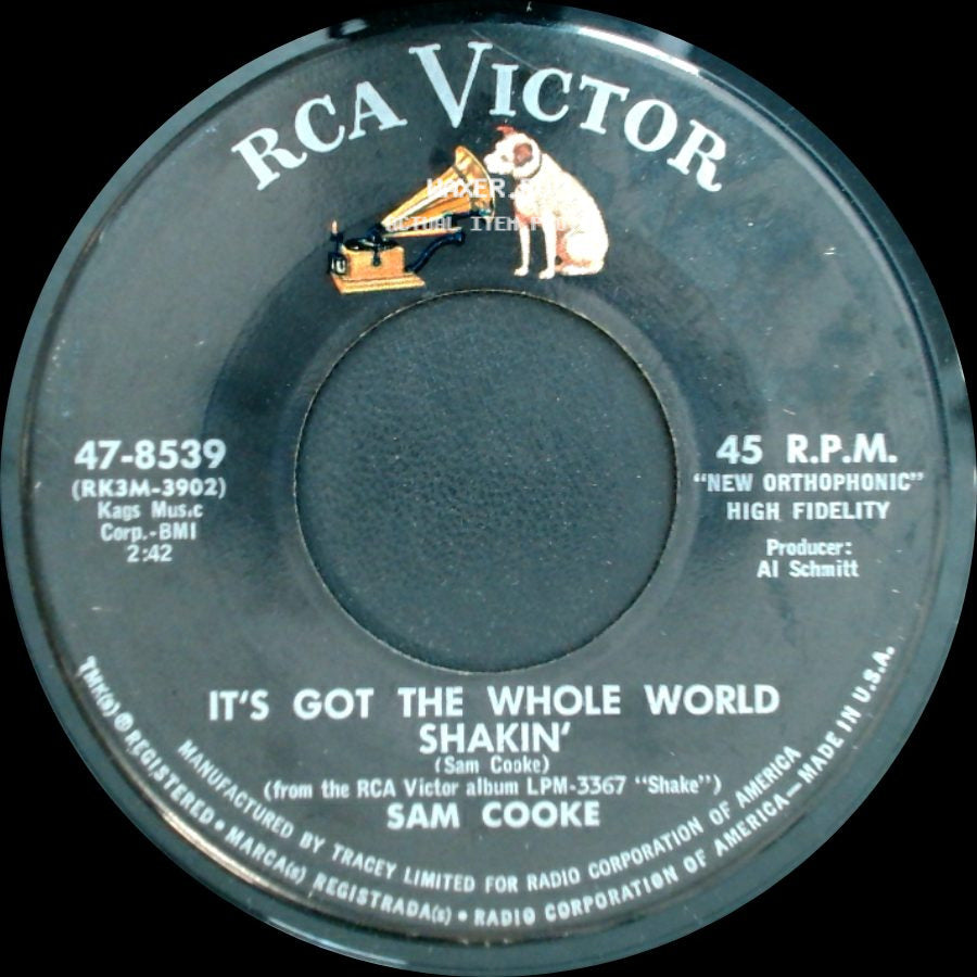 Sam Cooke - (Somebody) Ease My Troublin' Mind / It's Got The Whole World Shakin' side B