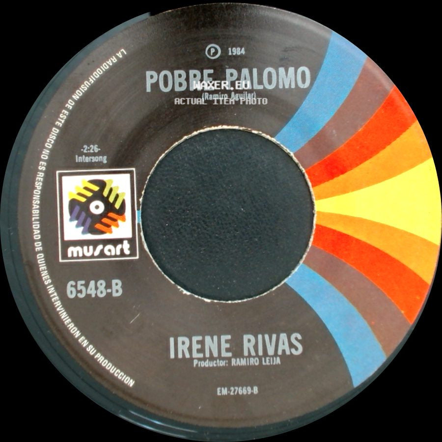 Irene Rivas - Descarado / Pobre Palomo side B