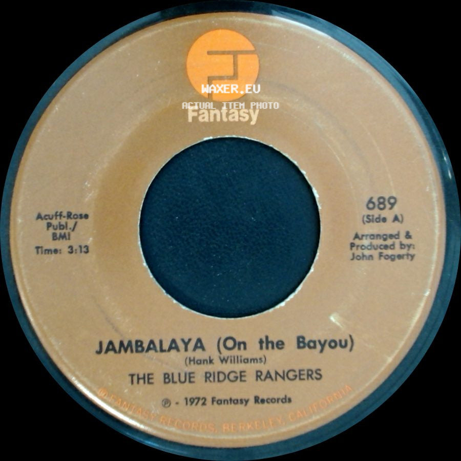 The Blue Ridge Rangers - Jambalaya (On The Bayou) / Workin' On A Building side A
