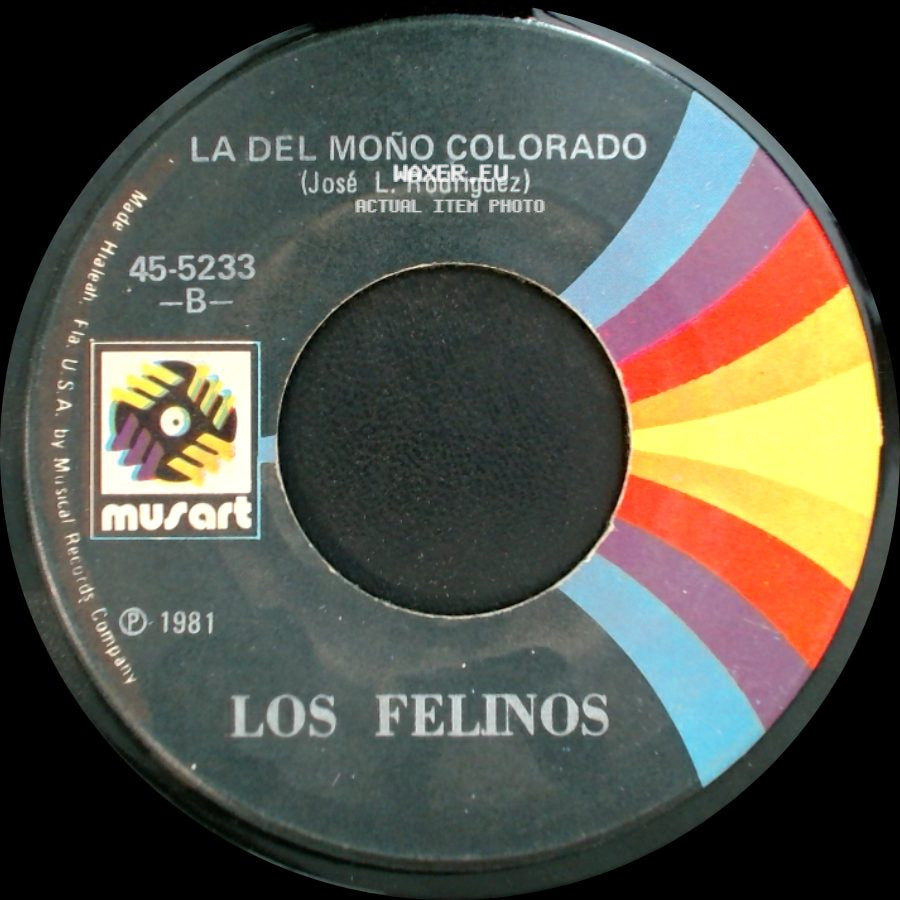 Los Felinos - Hola Marylu (Hello Mary Lou) / La Del Moño Colorado side B