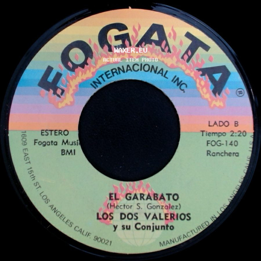 Los Dos Valerios Y Su Conjunto - Amada Mia / El Garabato side B