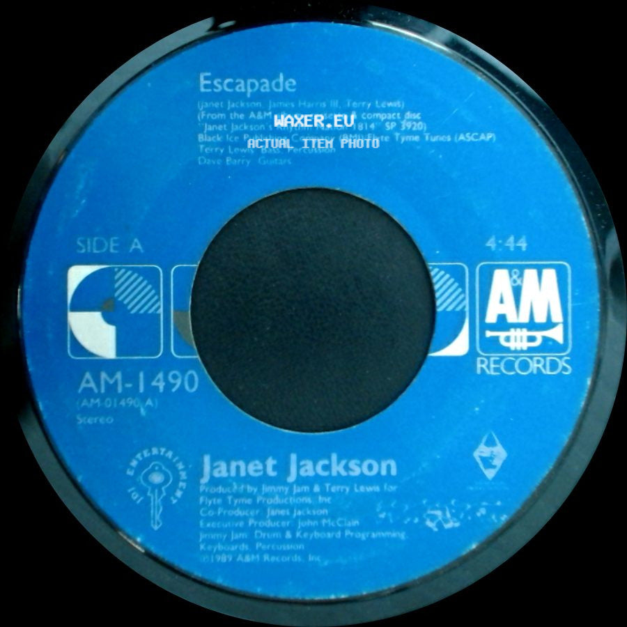 Janet Jackson - Escapade / Escapade (Instrumental) side A