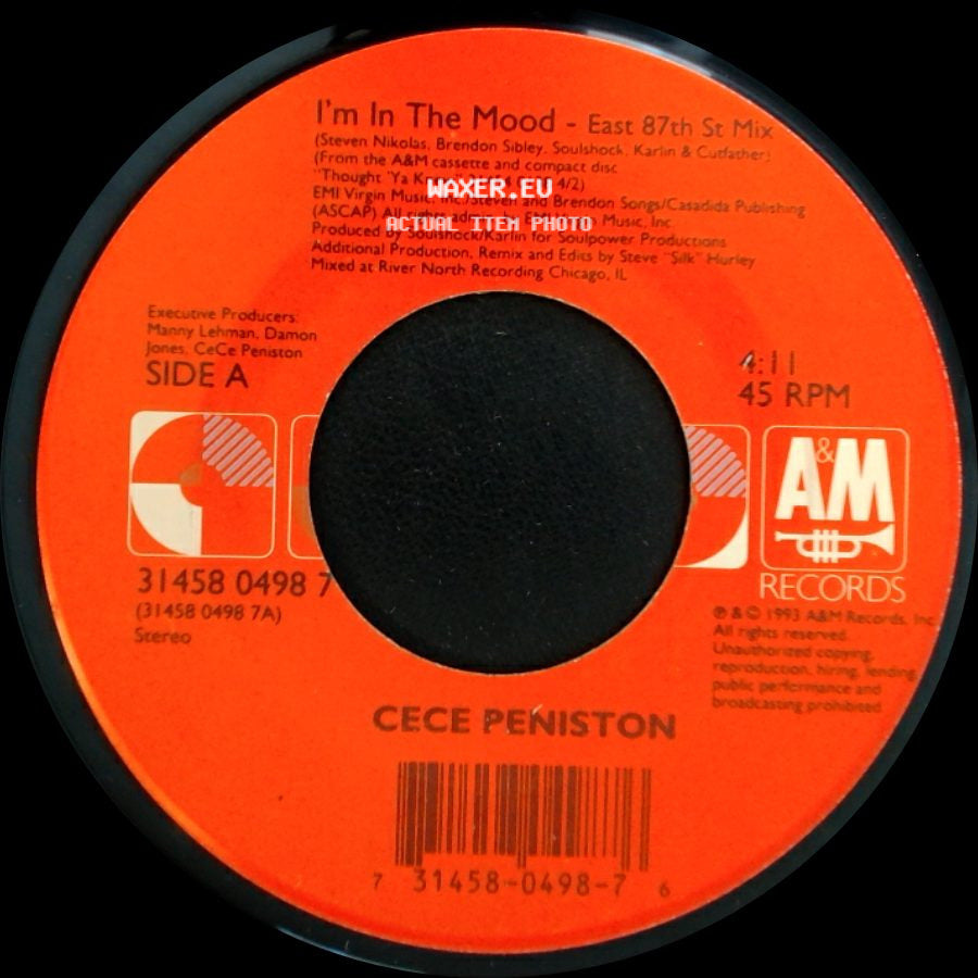 Cece Peniston - I'm In The Mood - East 87Th St Mix / Keep On Walkin' Special Extended Mix side A