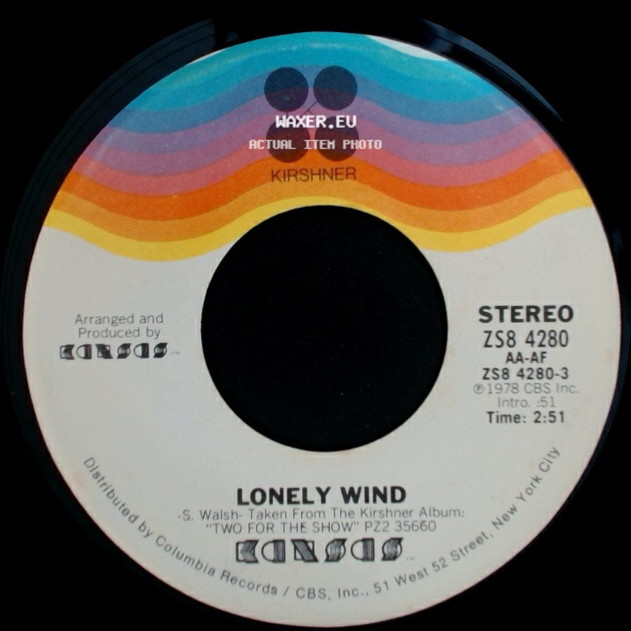 Kansas - Lonely Wind / Lonely Wind side B