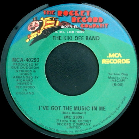 The Kiki Dee Band - Simple Melody / I've Got The Music In Me side B