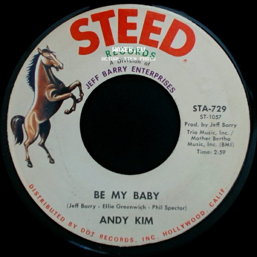 Andy Kim - Love That Little Woman / Be My Baby side B