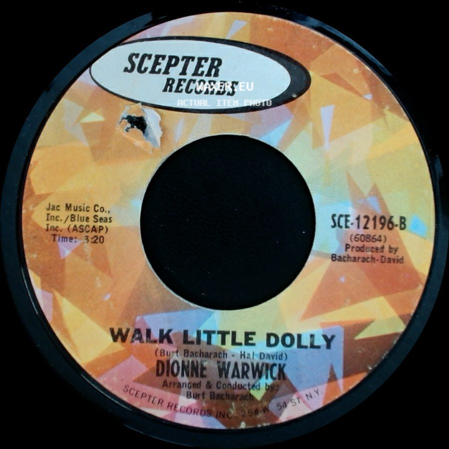 Dionne Warwick - Walk Little Dolly / The Windows Of The World side A