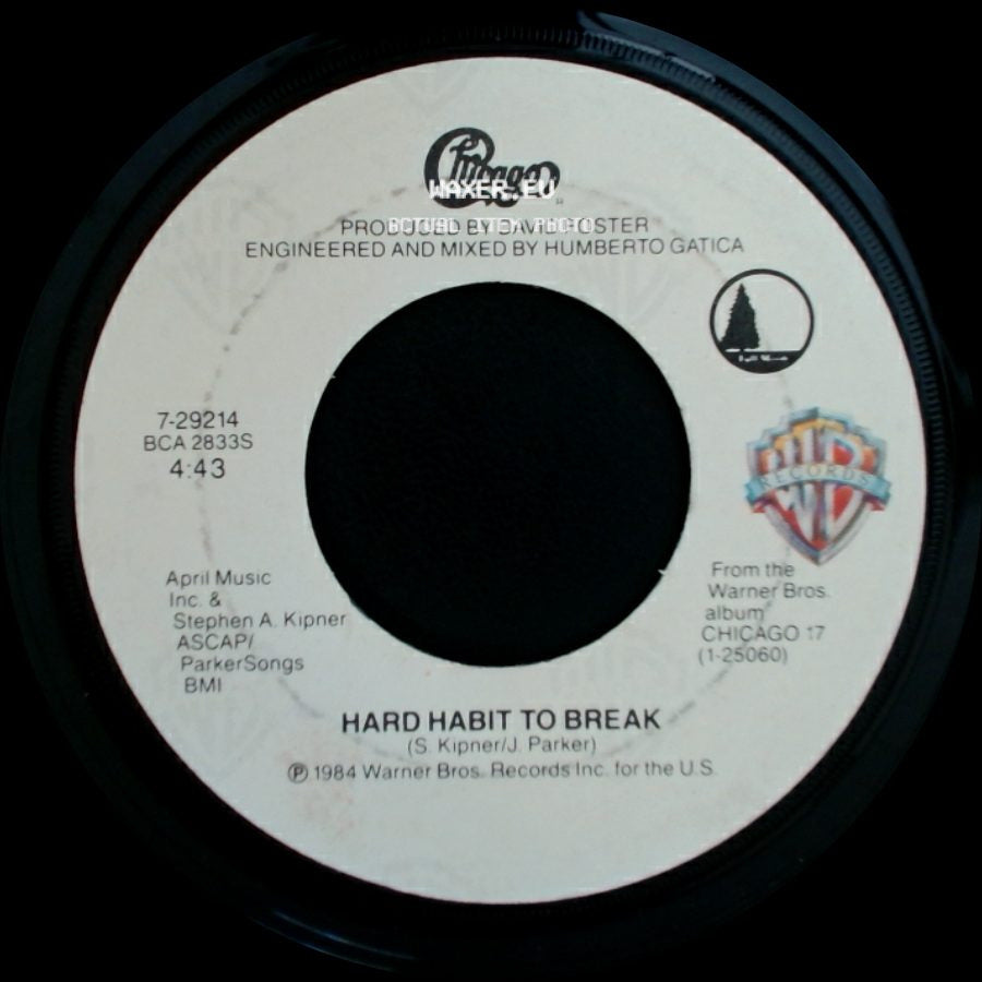 Chicago - Remember The Feeling / Hard Habit To Break side B