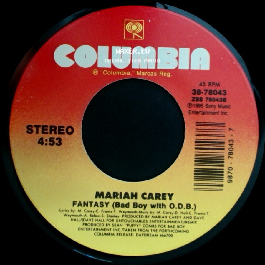 Mariah Carey - Fantasy / Fantasy (Bad Boy With O.D.B.) side B