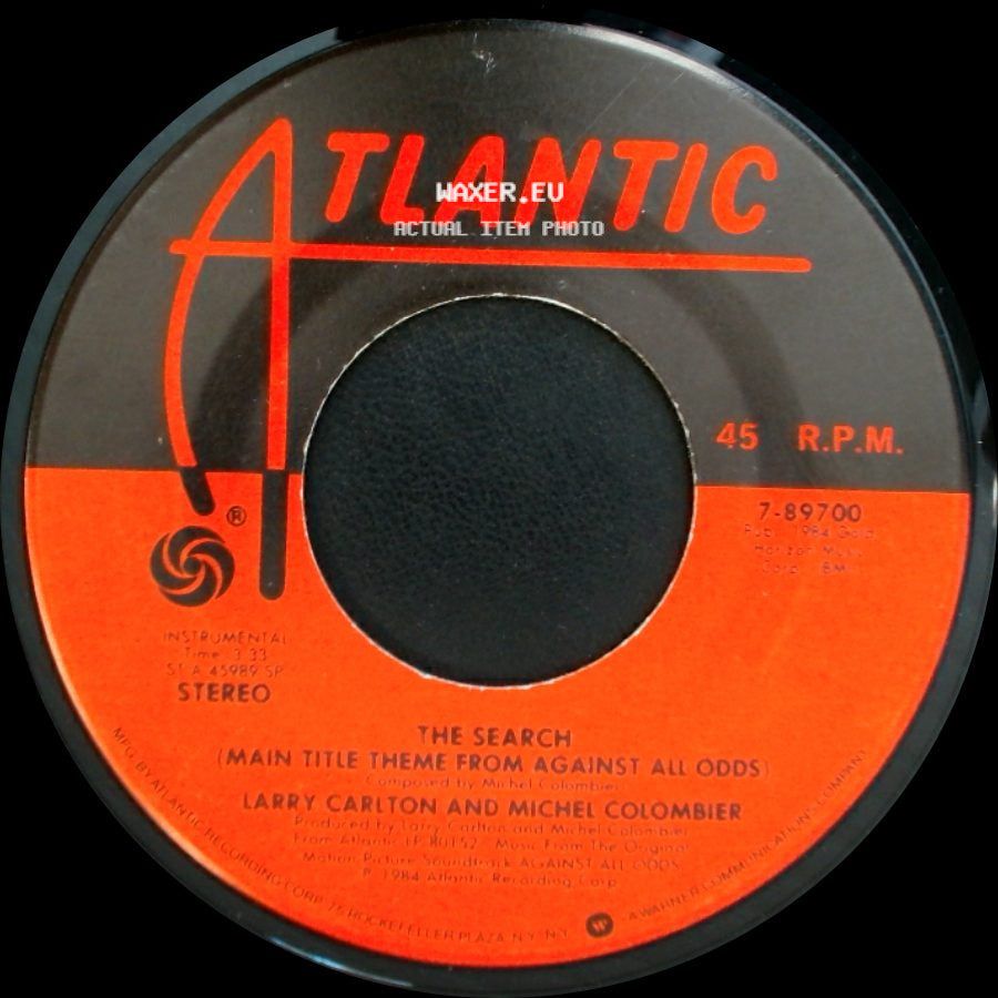 Phil Collins / Larry Carlton And Michel Colombier - Against All Odds (Take A Look At Me Now) / The Search side B