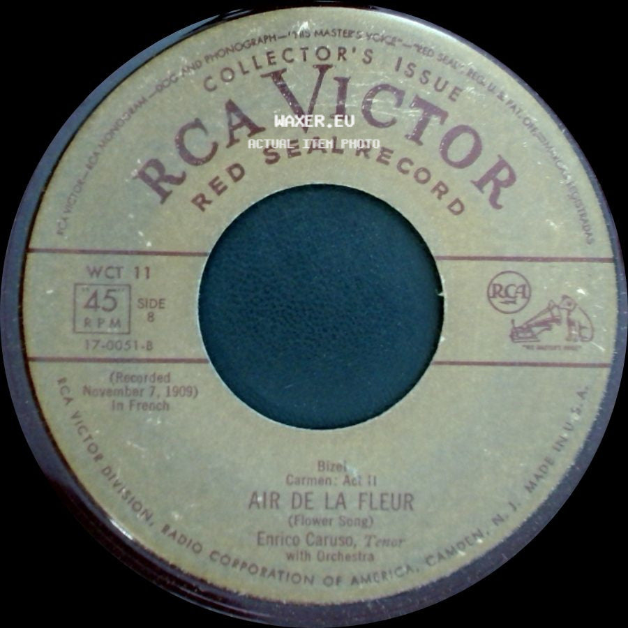 Enrico Caruso - O Paradiso! / Air De La Fleur (Flower Song) side B