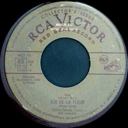Enrico Caruso - O Paradiso! / Air De La Fleur (Flower Song) side B