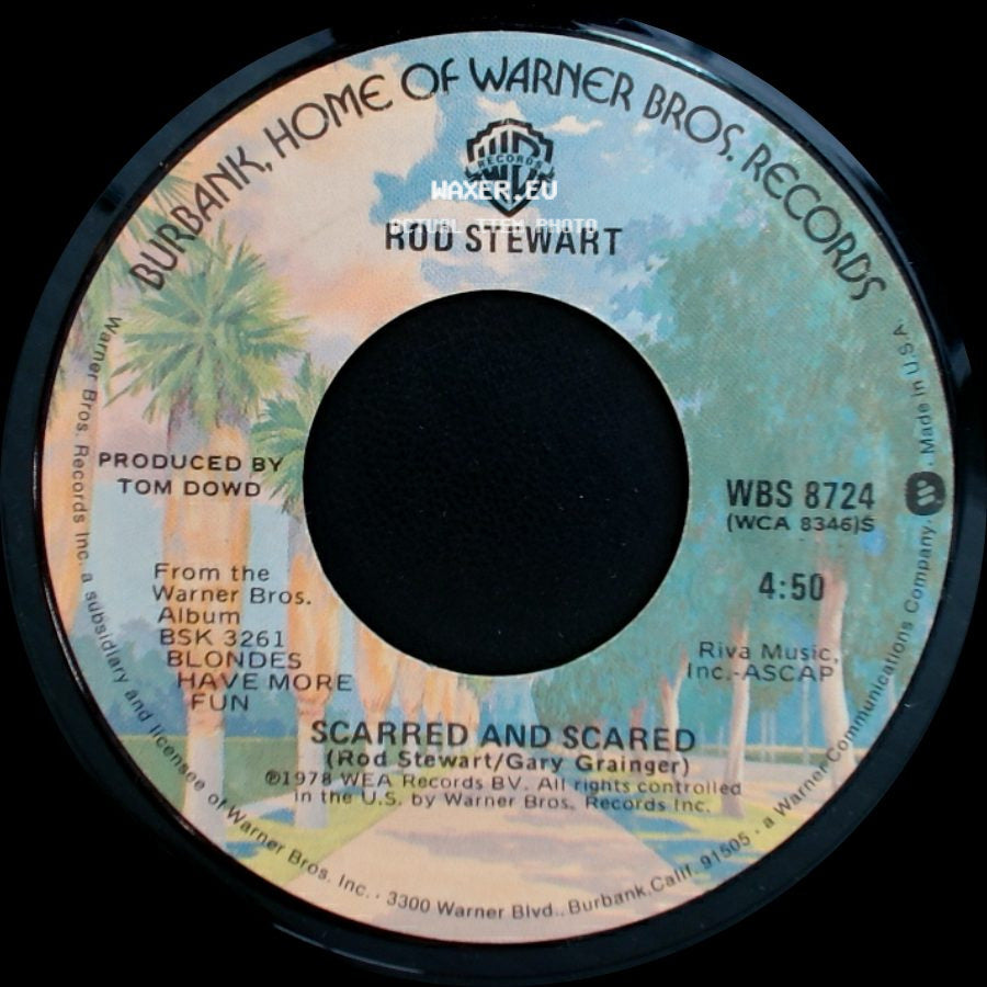 Rod Stewart - Scarred And Scared / Da Ya Think I'm Sexy? side A