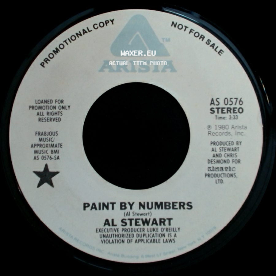 Al Stewart - Paint By Numbers / Paint By Numbers side A