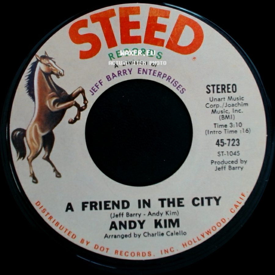 Andy Kim - You / A Friend In The City side B