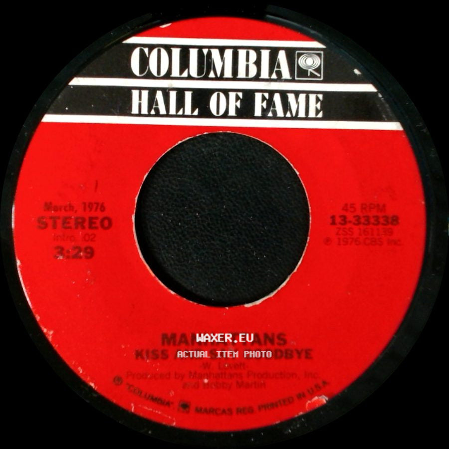 Manhattans - Hurt / Kiss And Say Goodbye side B