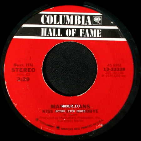 Manhattans - Hurt / Kiss And Say Goodbye side B