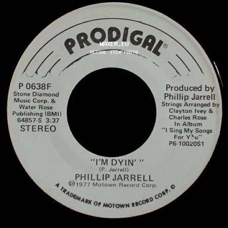 Phillip Jarrell - I'm Dyin' / I'm Dyin' side B