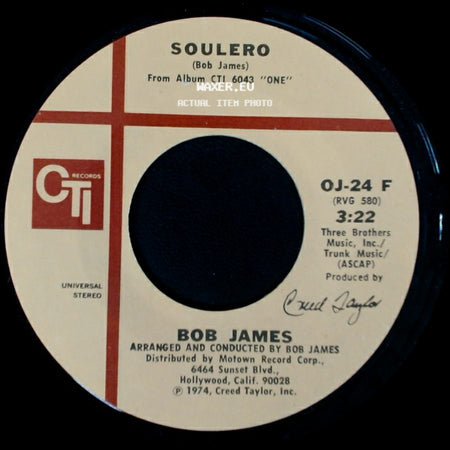Bob James - Feel Like Making Love / Soulero side B