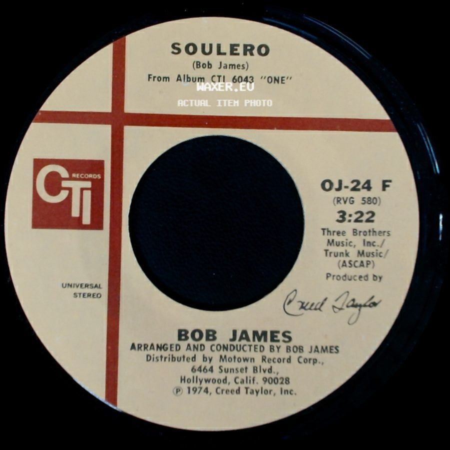 Bob James - Feel Like Making Love / Soulero side B