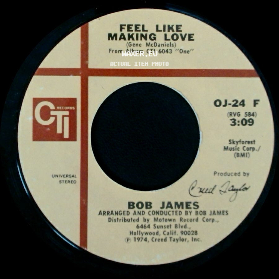 Bob James - Feel Like Making Love / Soulero side A