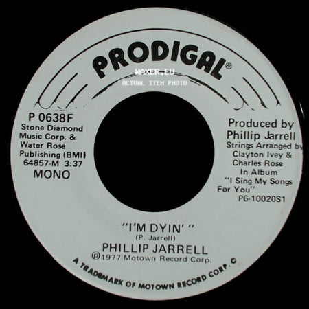 Phillip Jarrell - I'm Dyin' / I'm Dyin' side B