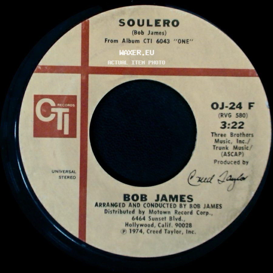 Bob James - Soulero / Feel Like Making Love side A