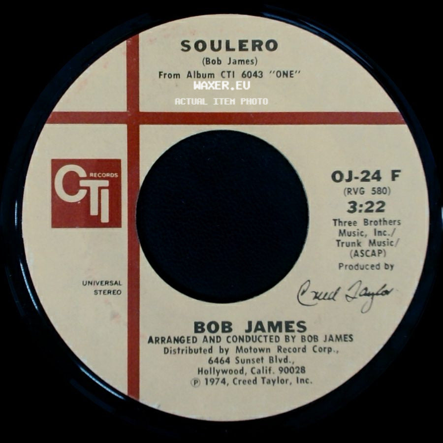 Bob James - Feel Like Making Love / Soulero side B