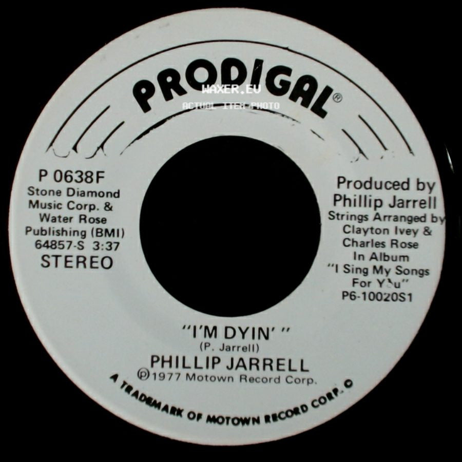Phillip Jarrell - I'm Dyin' / "I'm Dyin'" side B