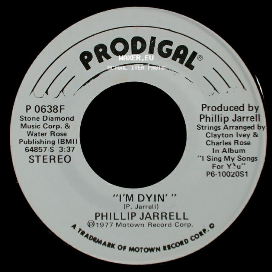 Phillip Jarrell - I'm Dyin' / I'm Dyin' side A