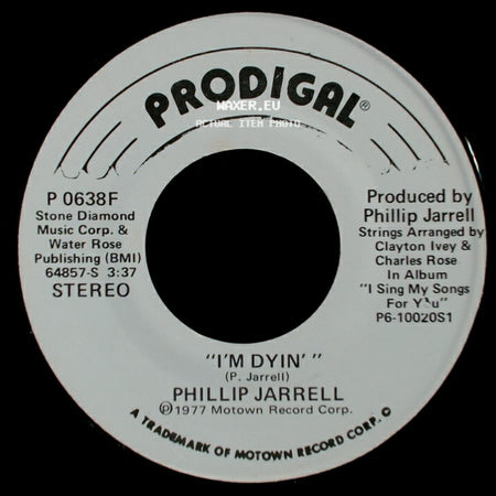 Phillip Jarrell - I'm Dyin' / I'm Dyin' side A