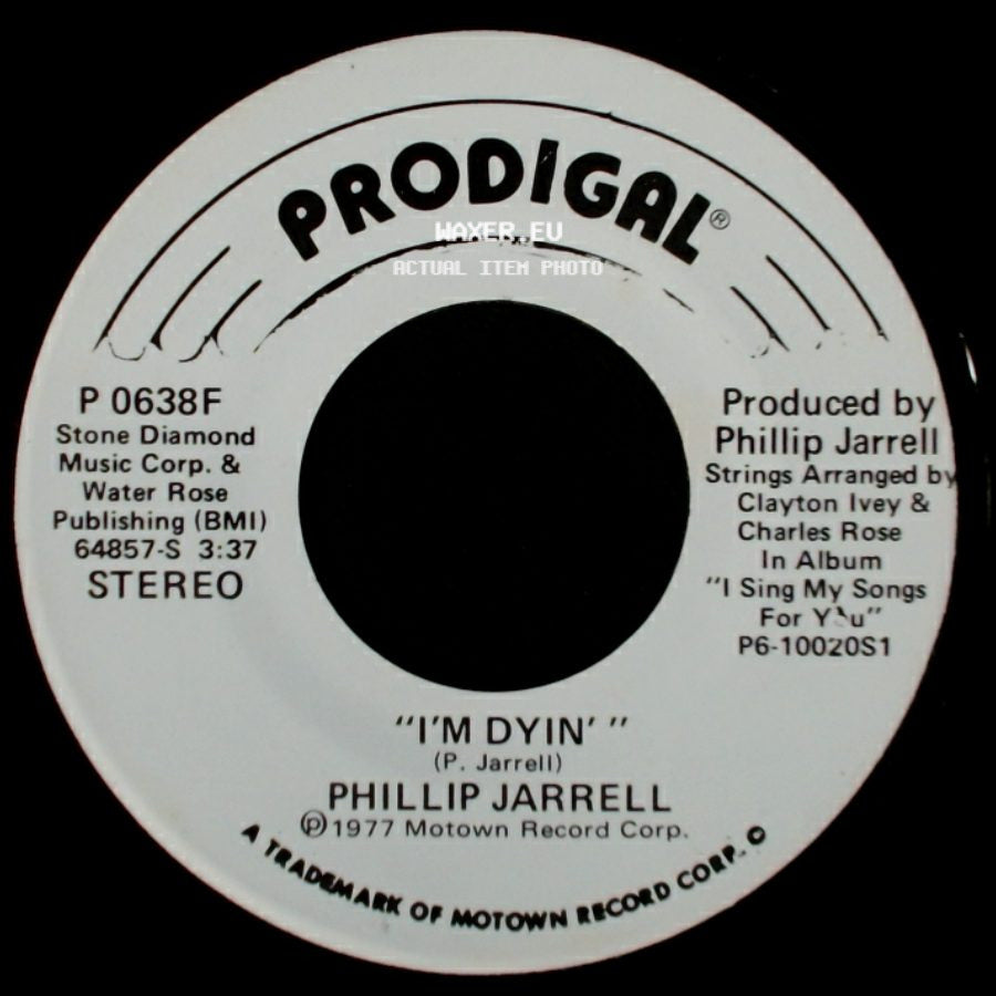 Phillip Jarrell - I'm Dyin' / I'm Dyin' side A
