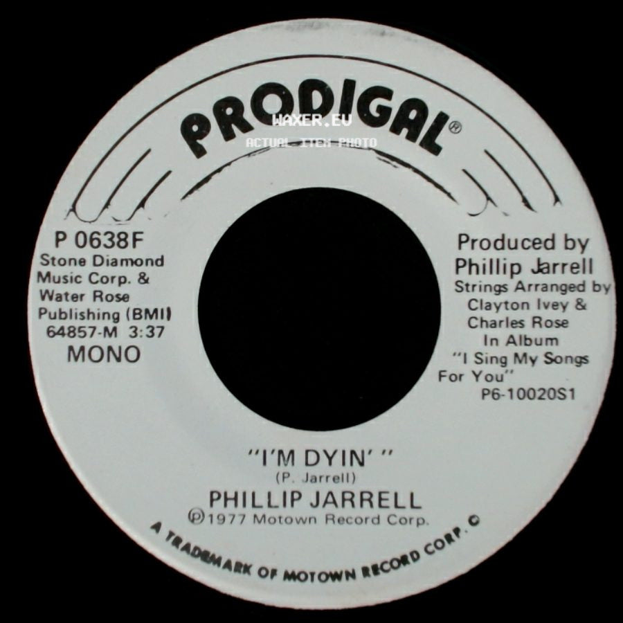 Phillip Jarrell - I'm Dyin' / I'm Dyin' side B