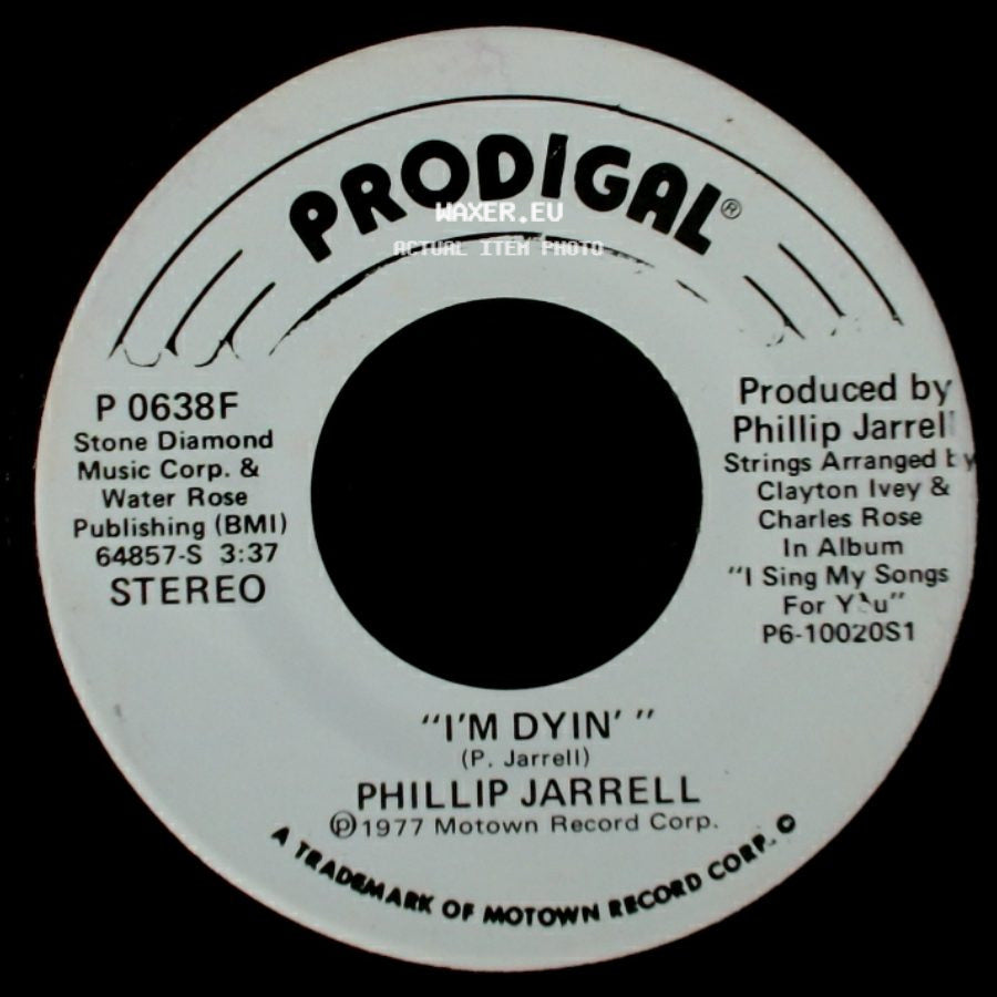 Phillip Jarrell - I'm Dyin' / I'm Dyin' side B