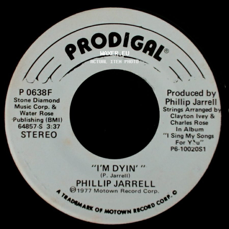 Phillip Jarrell - I'm Dyin' / I'm Dyin' side A