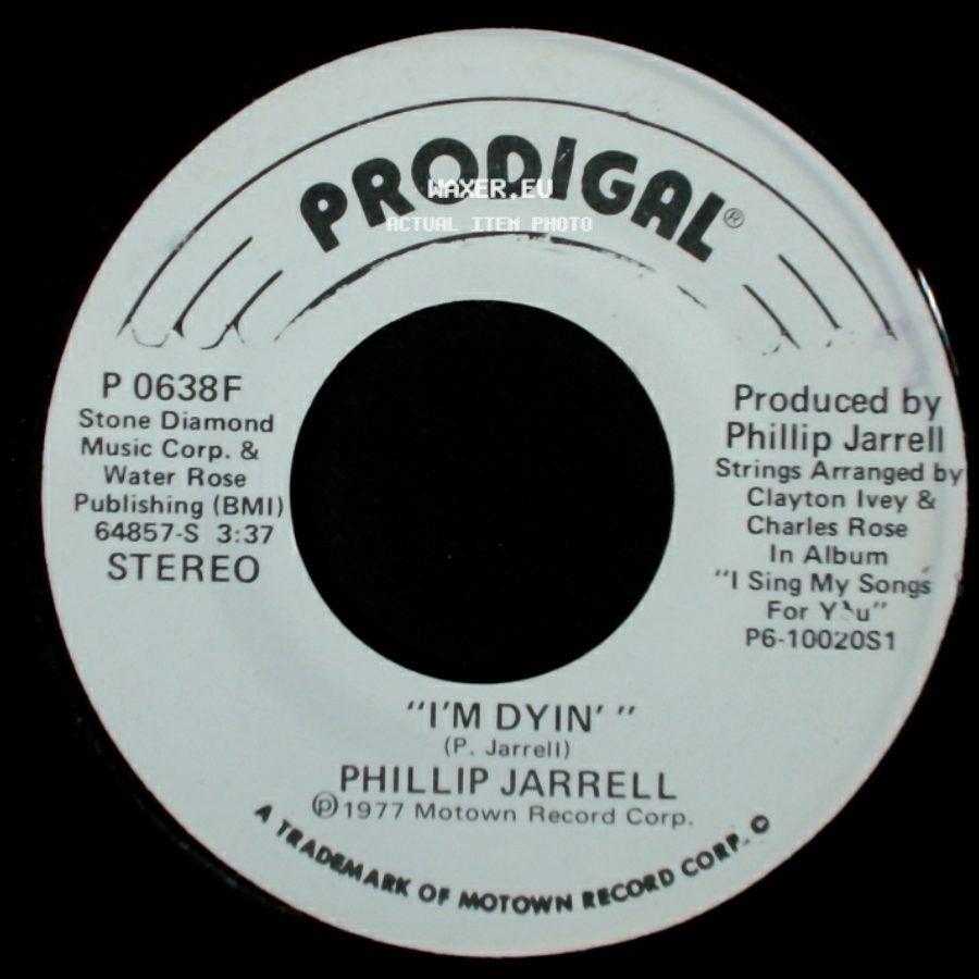 Phillip Jarrell - I'm Dyin' / I'm Dyin' side A