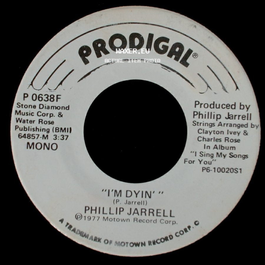 Phillip Jarrell - I'm Dyin' / I'm Dyin' side B