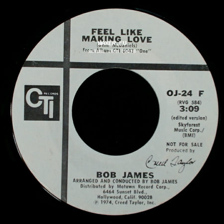 Bob James - Feel Like Making Love / Feel Like Making Love side B
