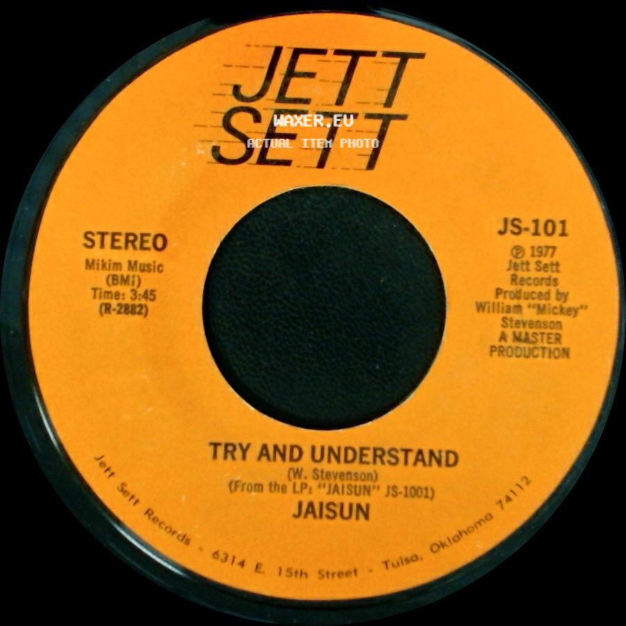 Jaisun - Try And Understand / I Fall In Love Everyday side A