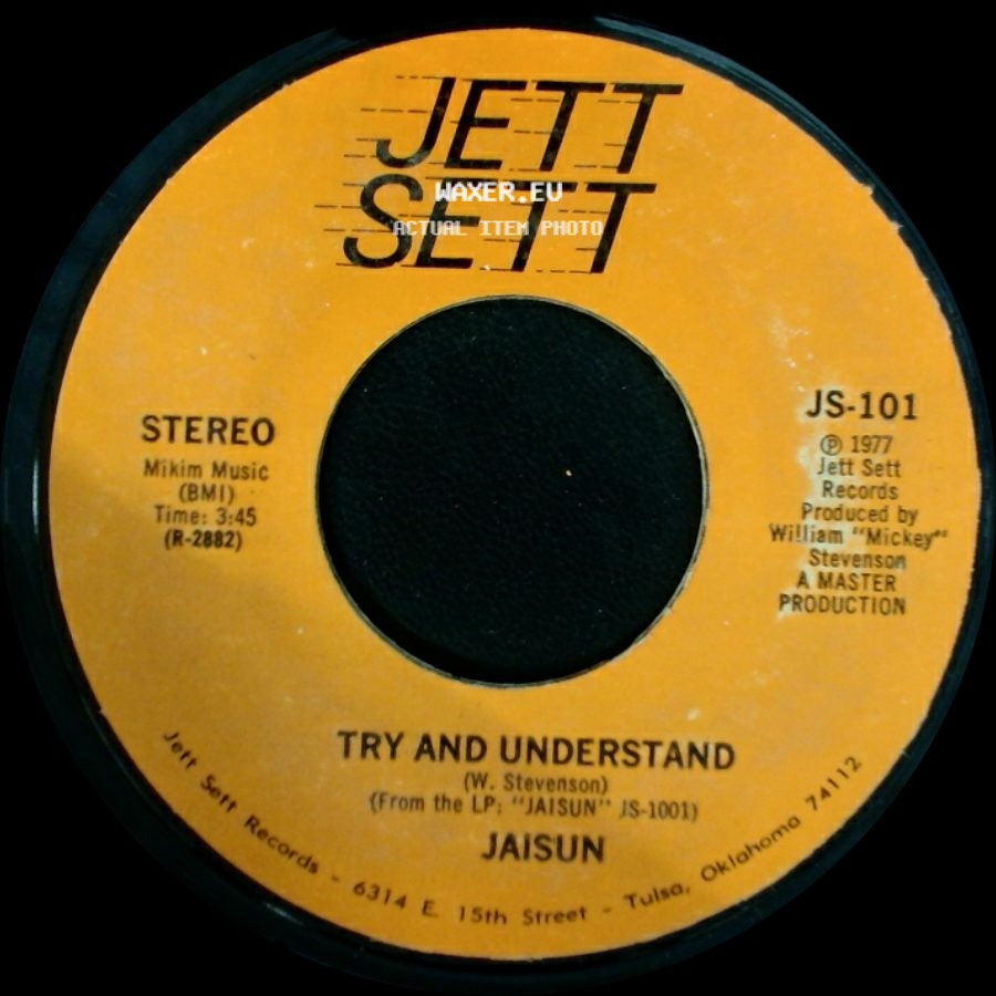 Jaisun - I'ts On Love Everyday / Try And Understand side B