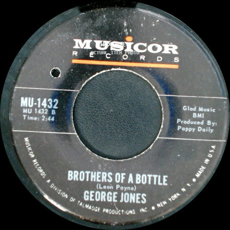 George Jones - Brothers Of A Bottle / Sometimes You Just Can't Win side A