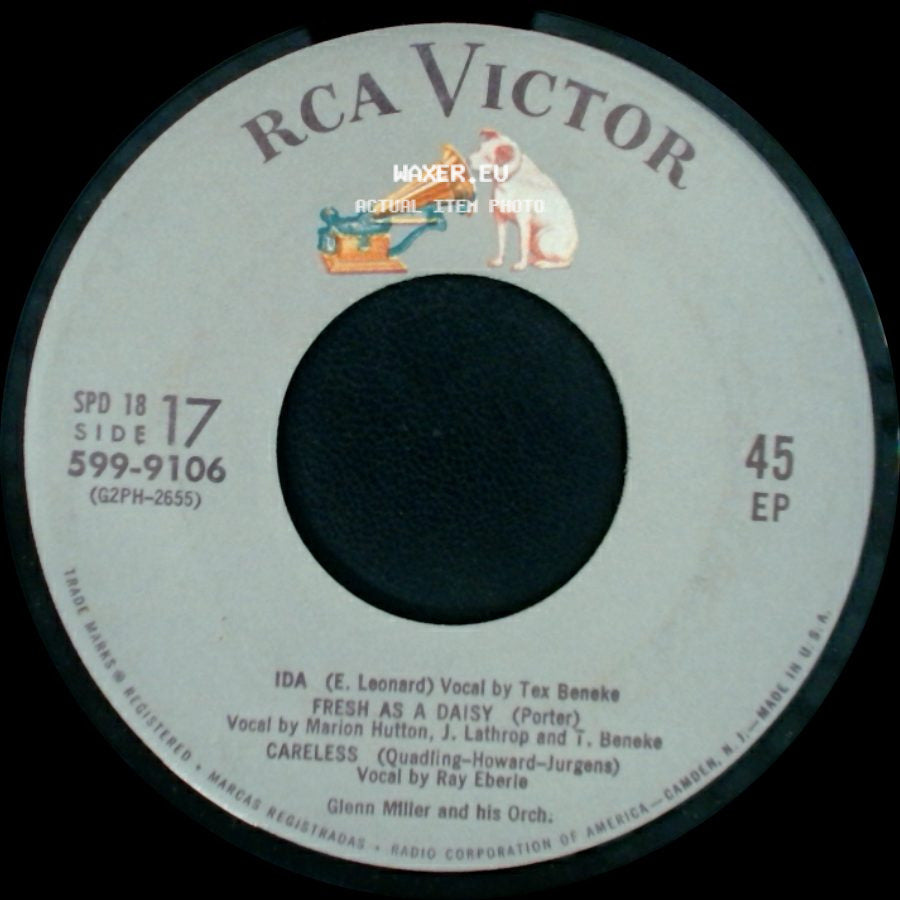Glenn Miller And His Orch. - Ida / Fresh As A Daisy / Careless / On A Little Street In Singapore / Fools Rush In / The Hop side A